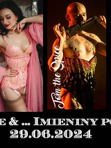 Baner promujący wydarzenie. Nazwa wydarzenia, data i zdjęcie Artystów.