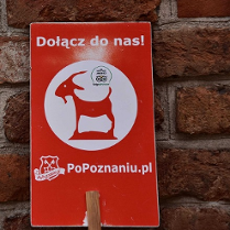 Baner promujący wydarzenie. Znak z nazwą wydarzenia.