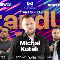 Baner promujący wydarzenie. Nazwa wydarzenia, data i zdjęcie Artystów.