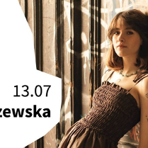 Baner promujący wydarzenie. Nazwa wydarzenia, data i zdjęcie Artystki.