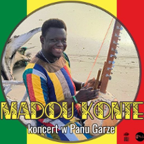 Baner promujący wydarzenie. Nazwa wydarzenia i zdjęcie artysty.