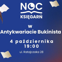 Baner promujący wydarzenie. Nazwa wydarzenia i data.