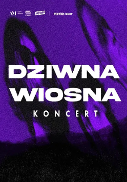 Baner promujący wydarzenie. Nazwa wydarzenia i zdjęcie artystów.