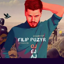 Baner promujący wydarzenie. Nazwa wydarzenia i zdjęcie artysty.