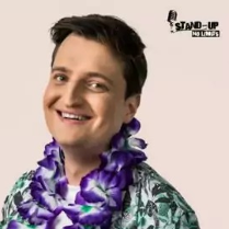 Baner promujący wydarzenie. Nazwa wydarzenia i zdjęcie artysty.