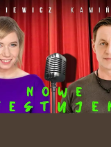 Baner promujący wydarzenie. Nazwa wydarzenia i zdjęcie artystów.