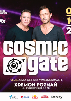 Baner promujący wydarzenie. Nazwa wydarzenia, data i zdjęcie Artystów.