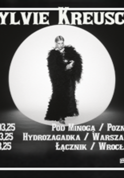 Baner promujący wydarzenie. Nazwa wydarzenia, data i zdjęcie Artystki.