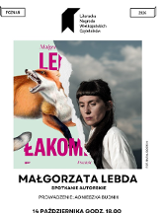 Baner promujący wydarzenie. Nazwa wydarzenia, data i zdjęcie Artystki. (fot. Rafał Siderski)