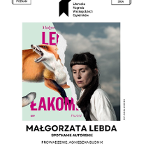 Baner promujący wydarzenie. Nazwa wydarzenia, data i zdjęcie Artystki. (fot. Rafał Siderski)