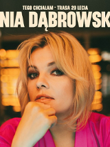 Baner promujący wydarzenie. Nazwa wydarzenia, data i zdjęcie Artystki.