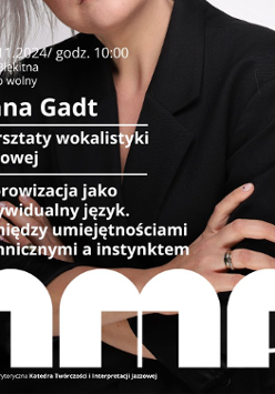 Baner promujący wydarzenie. Nazwa wydarzenia, data i zdjęcie Artystki.