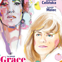 Baner promujący wydarzenie. Nazwa wydarzenia, data i zdjęcie Artystów.