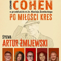 Baner promujący wydarzenie. Nazwa wydarzenia i zdjęcie artystów.