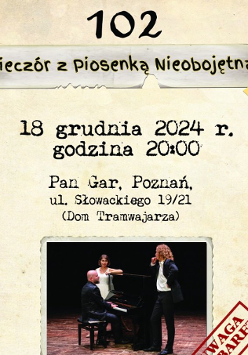 Baner promujący wydarzenie. Nazwa wydarzenia i data.