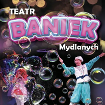 Baner promujący wydarzenie. Nazwa wydarzenia i zdjęcie artystów.