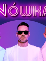 Baner promujący wydarzenie. Nazwa wydarzenia i zdjęcie artystów.