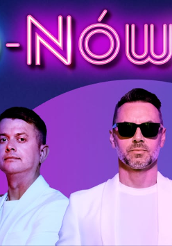 Baner promujący wydarzenie. Nazwa wydarzenia i zdjęcie artystów.