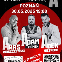 Baner promujący wydarzenie. Nazwa wydarzenia, data i zdjęcie Artystów.