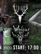 Baner promujący wydarzenie. Nazwa wydarzenia, data i zdjęcie Artystów.