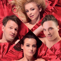 Baner promujący wydarzenie. Nazwa wydarzenia i zdjęcie artystów.