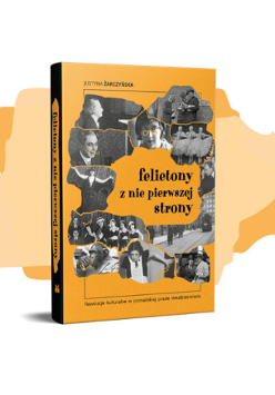 Baner promujący wydarzenie. Nazwa wydarzenia i data. Zdjęcie okładki książki.