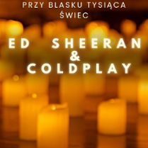 Baner promujący wydarzenie. Nazwa wydarzenia i zdjęcie z wielona świecami.