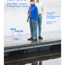 Baner promujący wydarzenie. Nazwa wydarzenia, data i zdjęcie Artystów.