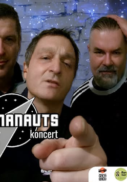 Baner promujący wydarzenie. Nazwa wydarzenia i zdjęcie artystów.