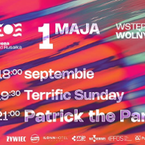 Baner promujący wydarzenie. Nazwa wydarzenia i data.