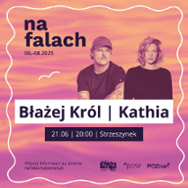 Baner promujący wydarzenie. Nazwa wydarzenia, data i zdjęcie Artystów.