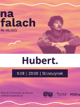 Baner promujący wydarzenie. Nazwa wydarzenia, data i zdjęcie Artysty.