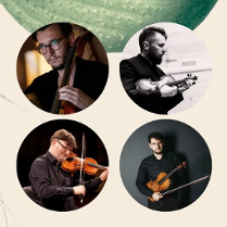 Baner promujący wydarzenie. Nazwa wydarzenia, data i zdjęcie Artystów.