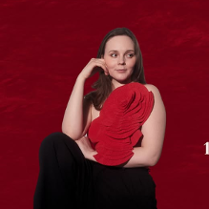 Baner promujący wydarzenie. Nazwa wydarzenia, data i zdjęcie Artystki.