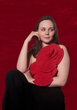 Baner promujący wydarzenie. Nazwa wydarzenia, data i zdjęcie Artystki.