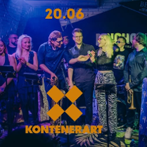 Baner promujący wydarzenie. Nazwa wydarzenia, data i zdjęcie Artystów.