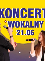 Baner promujący wydarzenie. Nazwa wydarzenia, data i zdjęcie Artystów.