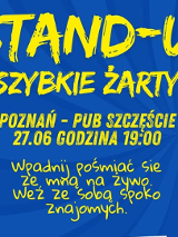 Baner promujący wydarzenie. Nazwa wydarzenia i zdjęcie artysty.