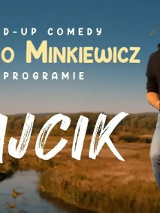 Baner promujący wydarzenie. Nazwa wydarzenia i zdjęcie artysty.