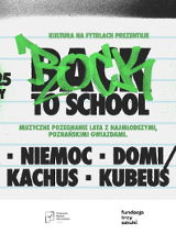 Baner promujący wydarzenie. Nazwa wydarzenia i data.