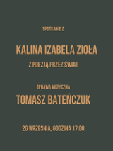 Baner promujący wydarzenie. Nazwa wydarzenia, data i zdjęcie Artystki.