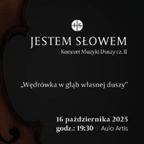 Baner promujący wydarzenie. Nazwa wydarzenia i data.