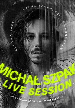 Baner z nazwą wydarzenia, zdjęcie osoby artystycznej.