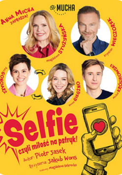 Baner z nazwą wydarzenia. Zdjęcie osób artystycznych.