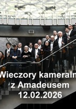 Baner promujący wydarzenie. Nazwa wydarzeania i zdjęcia osób artystycznych.