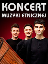 Baner promujący wydarzenie. Nazwa wydarzeania i zdjęcia osoby artystycznej.