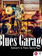 Baner promujący wydarzenie. Nazwa wydarzeania i zdjęcie osób artystycznych.