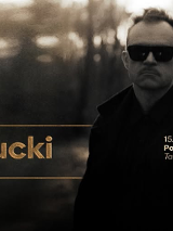 Baner promujący wydarzenie. Nazwa wydarzeania i zdjęcie osoby artystycznej.