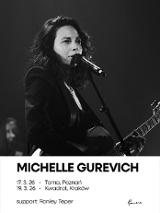 Baner promujący wydarzenie. Nazwa wydarzeania i zdjęcie osoby artystycznej.