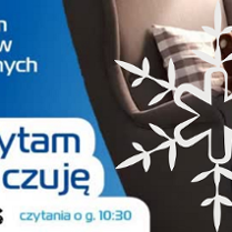 Logo Centrum Innicjatyw Rodzinnych, niebieskie tło, pluszowy miś.